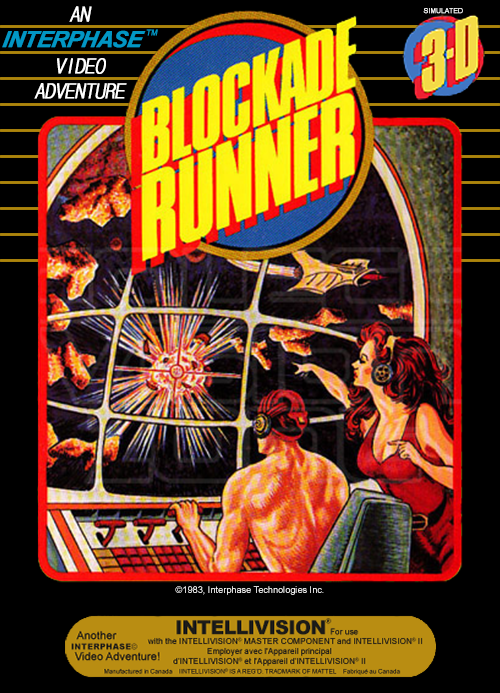 Blockade Runner I box art for Intellivision